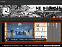 Tablet Screenshot of nedokwan.es